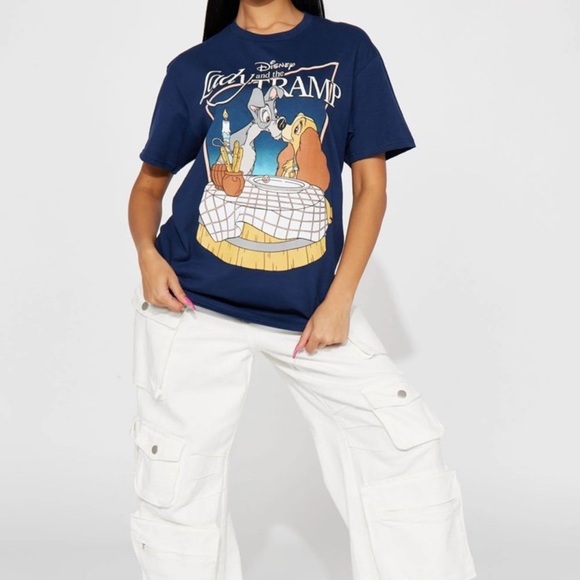 Disney Lady and the Tramp Graphic T-Shirt - Picture 3 of 5